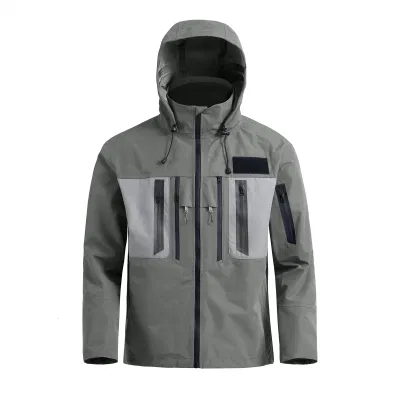 Fábrica mayorista Windproof encapuchados Chaqueta Soft Shell impermeable