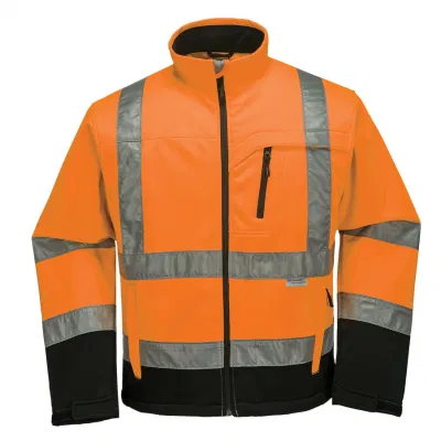 Fábrica de China Wholesale Hi Vis invierno reflectante chaqueta Softshell de seguridad