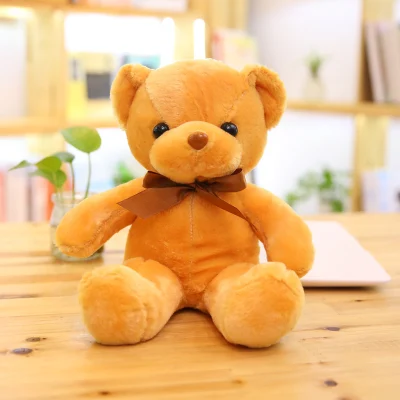  Personalizar el osito de peluche 30cm de tamaño pequeño oso de peluche personalizado de proa lindo Oso de Peluche juguete por regalos