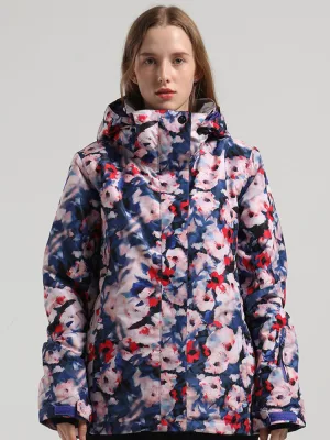  Hiworld Deportes de nieve para mujer Montañismo esquí impermeable espeso cálido transpirable Chaqueta exterior
