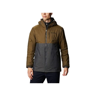  Pullover anorak con capucha para hombre en el exterior de la Chaqueta Side-Zip