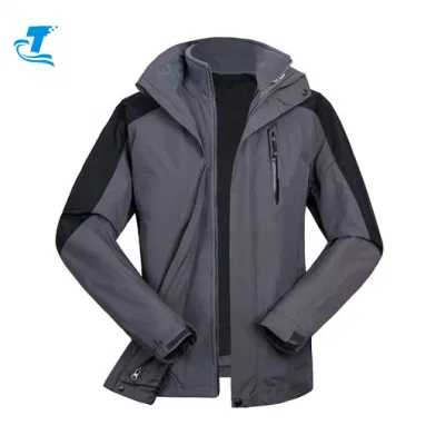  Ropa de invierno Escalada hombres 3 en 1 Caminata Montaña Chaqueta Chaqueta cortavientos para hombre