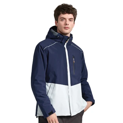 Chaquetas de senderismo tres en uno cortavientos hombres mujeres impermeable Montañismo Invierno Para esquí al aire libre Camping Escalada Trekking