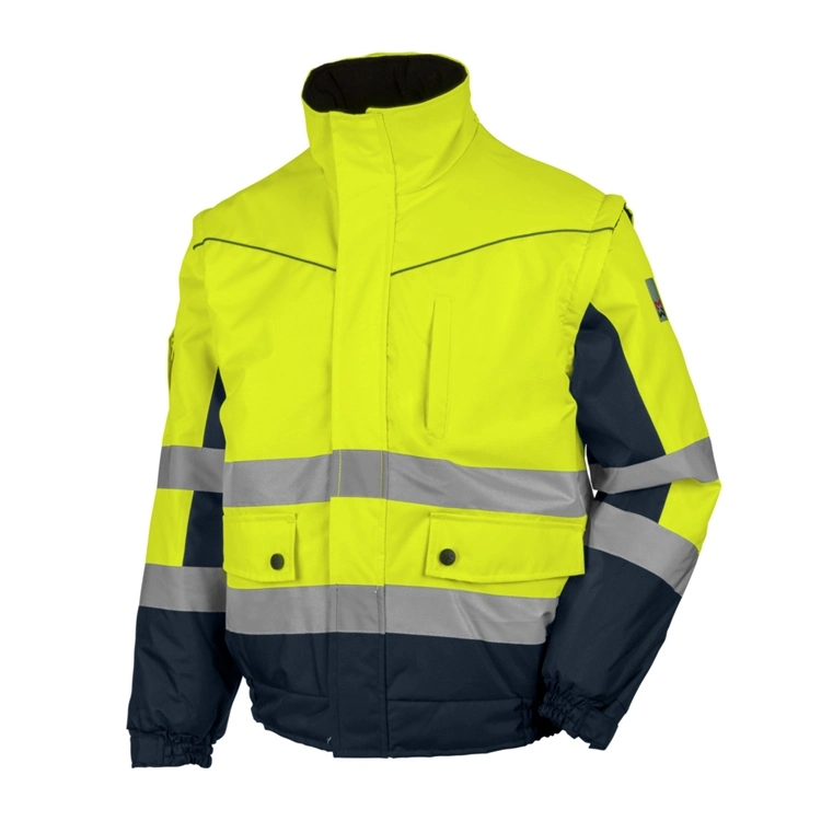 China Manufacturer Custom Waterproof Safety Reflective Winter Hi Vis Cycling Jacket