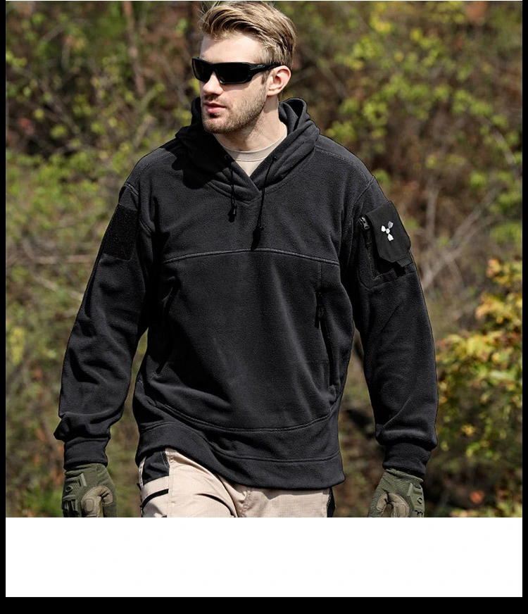 Sabado Mens Winter Fleece Jacket Tactical Thermal Warm Coats Safari Jacket