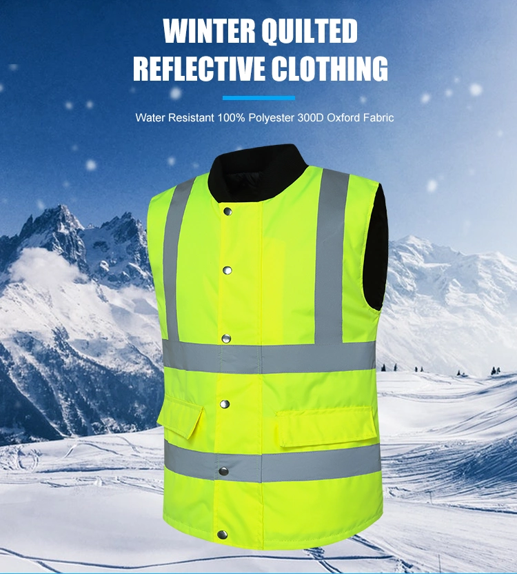 Winter Surveyor Safety Jacket Ultralight Reflective Reversible Reflective Jacket