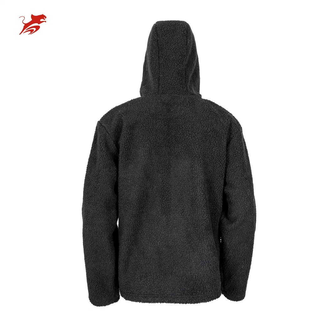 Asiapo China Factory Manufacturer Men&prime;s Hooded Winter Special Wear Customized Fashion Outdoor Coral Fleece Jackets