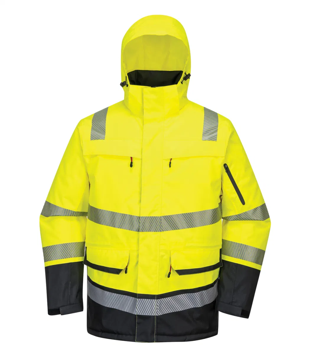 China Professional Factory OEM ODM Manufacturer Customized Reflective Safety Vest High Vis Reflective Hood Jacket