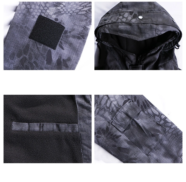 Outdoor Tactical Custom Windproof Camo Combat Coat for Men Camouflage G8 Jacket