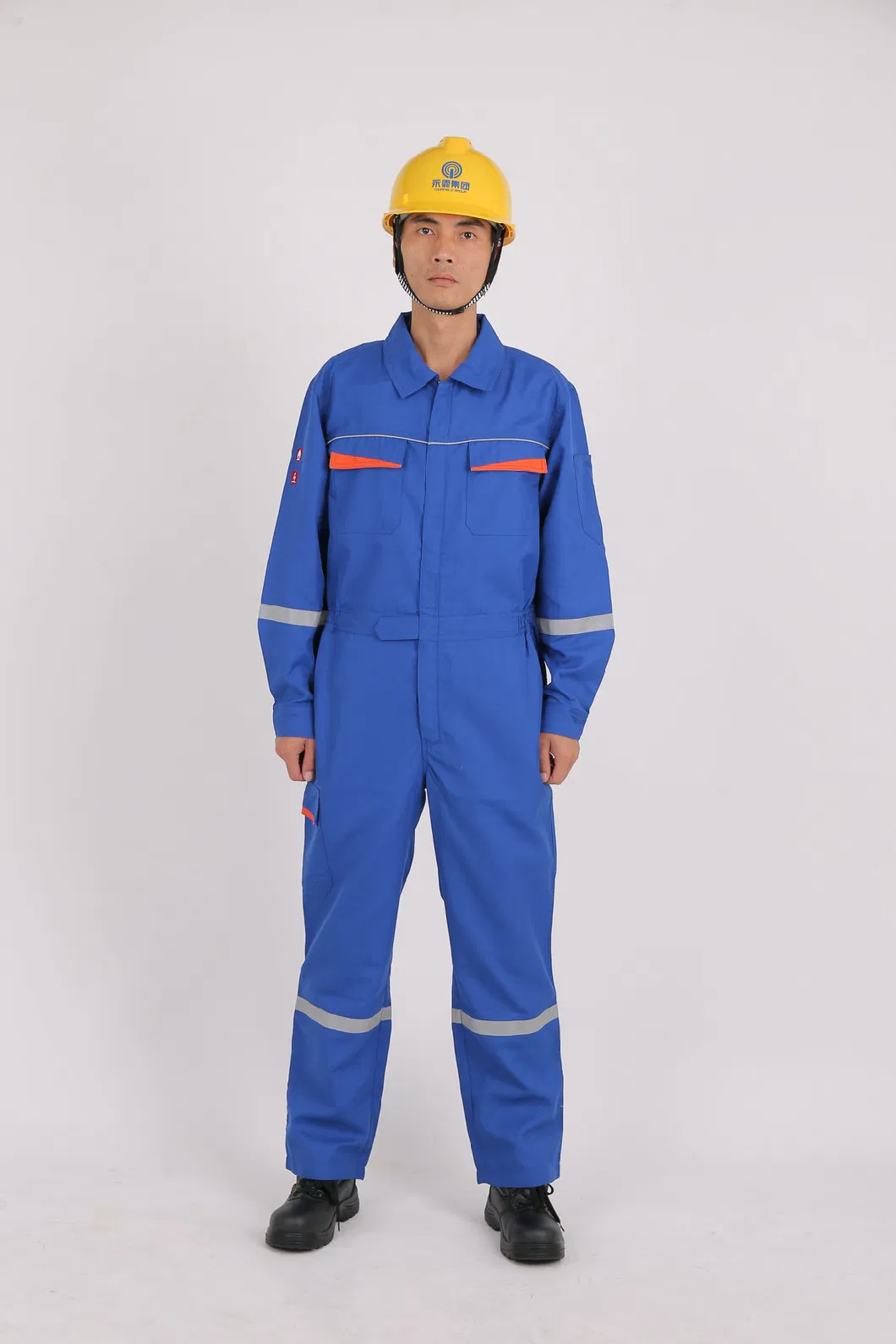 Summer B-Level Flame Retardant and Anti-Static Split Work Safety Clothing GB 12014-2019