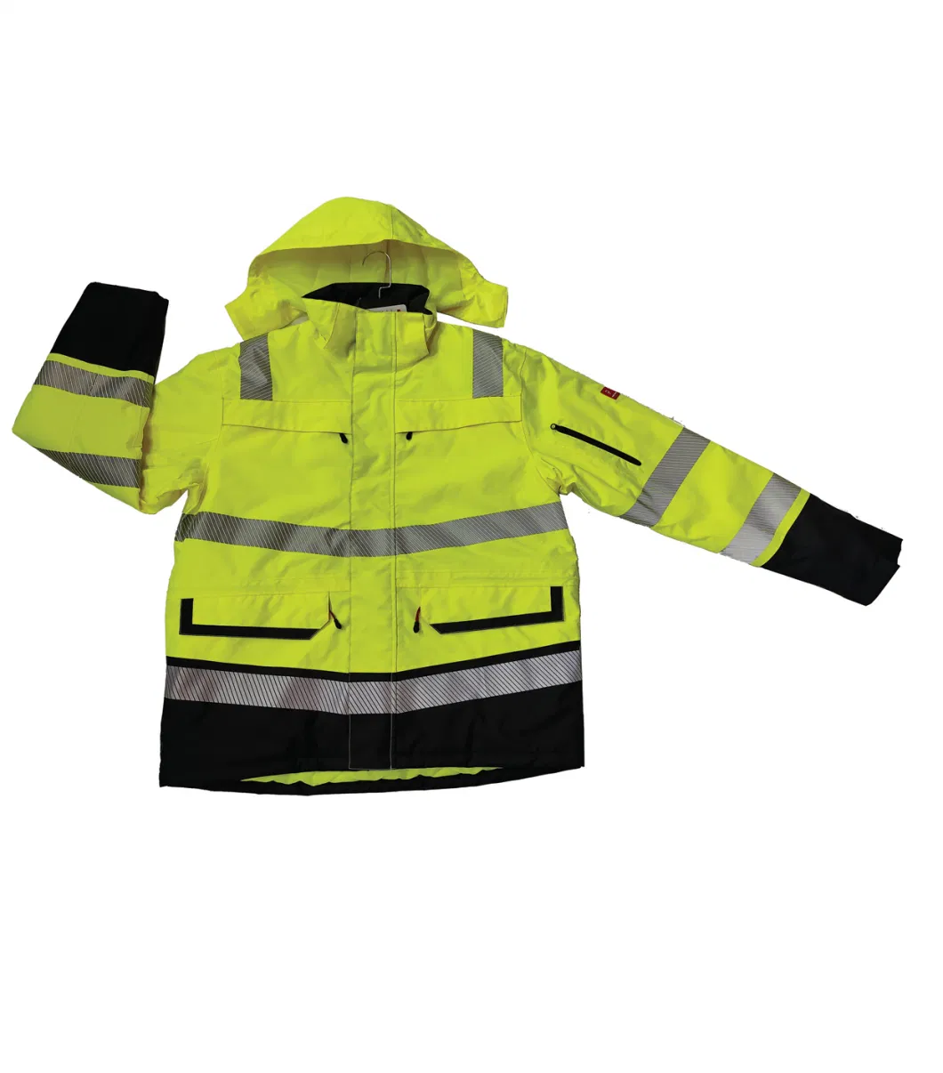 China Professional Factory OEM ODM Manufacturer Customized Reflective Safety Vest High Vis Reflective Hood Jacket