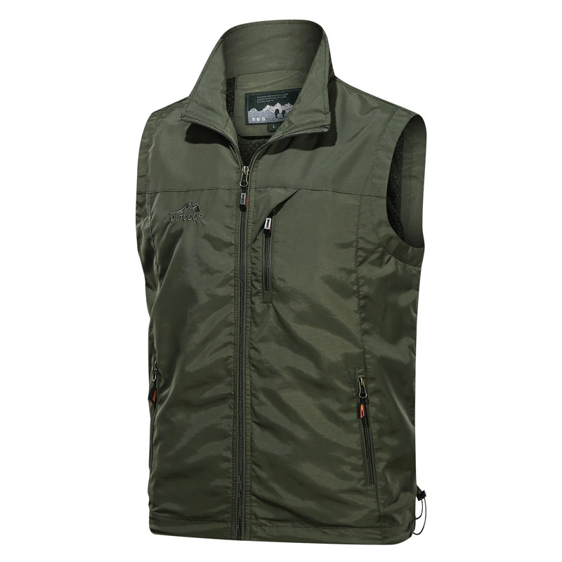 Sprint/Autumn Breathable Men Nylon/Polyester Warm Vest Multi-Pockets Tactical Vests Outdoor Photography Sleeveless Jacket Hunting Hiking Fishing Vest