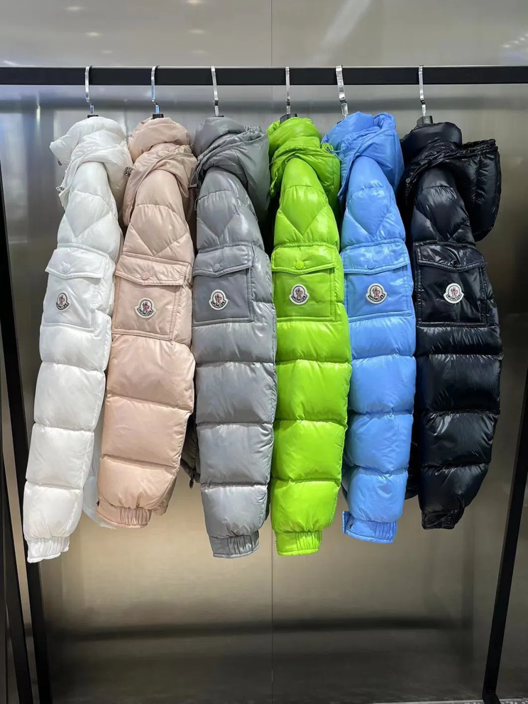 Dropshipping Fashion Branded Winter Plam Puffer Replicas Jacket Men Hoodie Clothing Coat