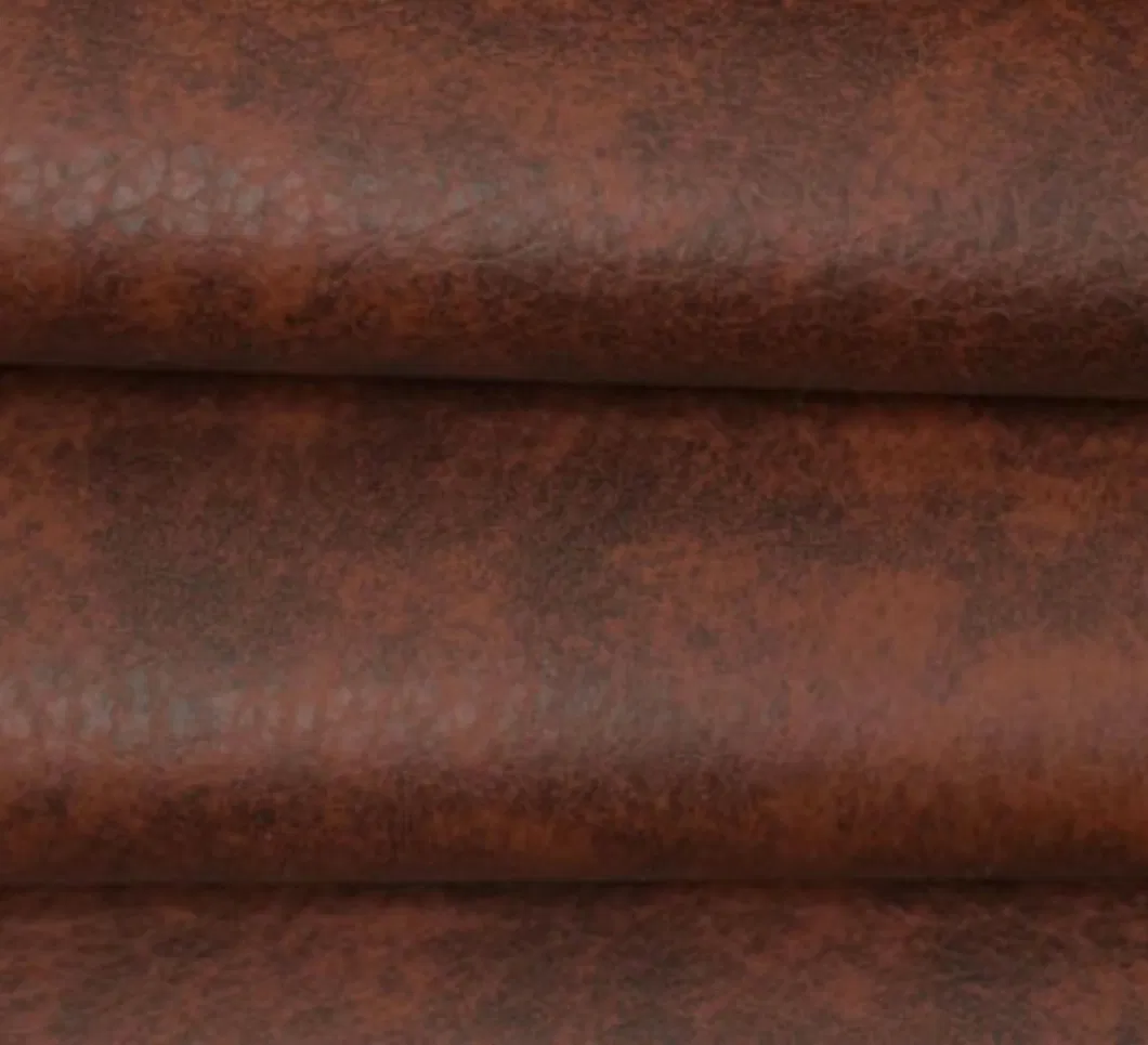 Imitation Retro Leather Lychee Grain Two-Color Zero Solvent Bpu-Type Sofa Leather Wear-Resistant Scratch-Resistant Durable Hydrolysis-Resistant Environmentally