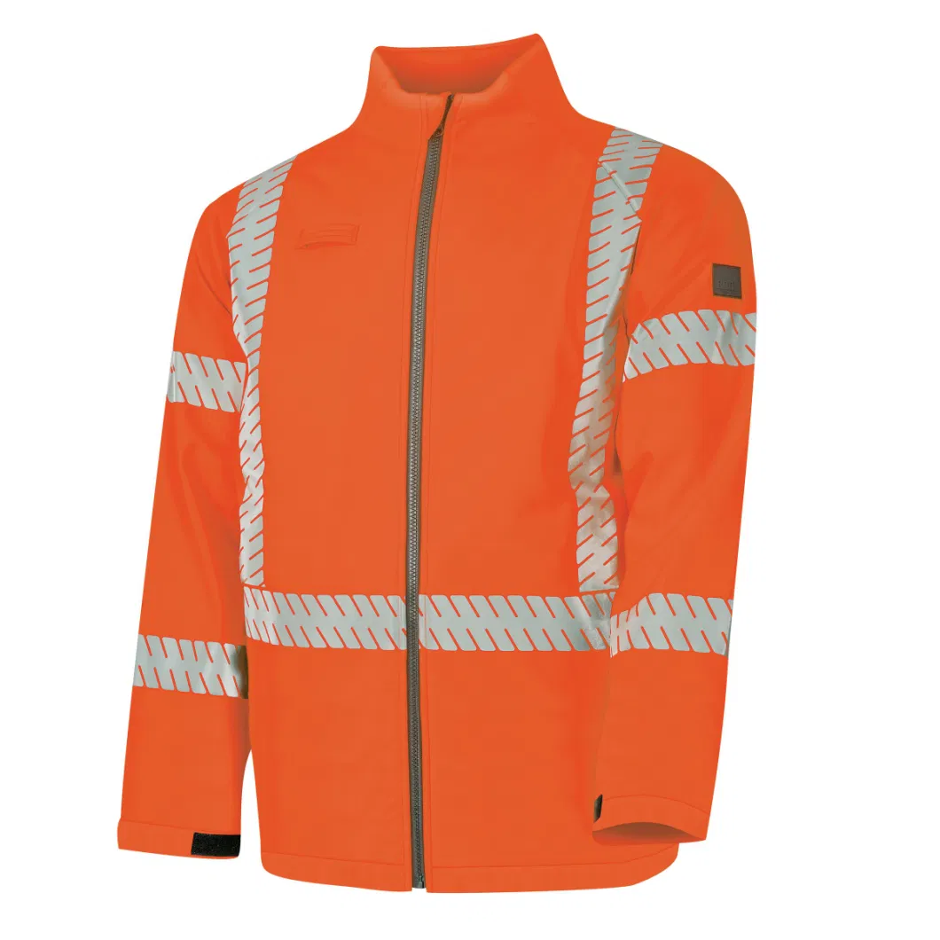 Summer Cotton Customized Workwear Arc-Flash Protection Anti-Acid Meltproof Uniform Waterproof Oil Resistance Antistatic Permanent Fr Hi Vis Safety Jacket