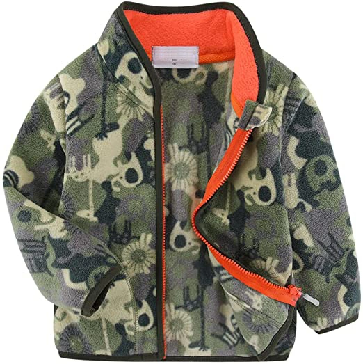 OEM Printed Kids Fleece Warm Stylish Winter Soft Jacket Manufacturer