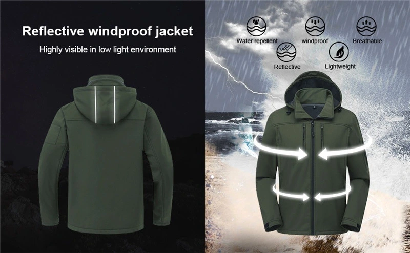 Custom Logo Designed 3 in 1 Dust-Proof Anti-Static Windproof Waterproof Sports Workwear Skiing Snowboard Windbreaker Jacket