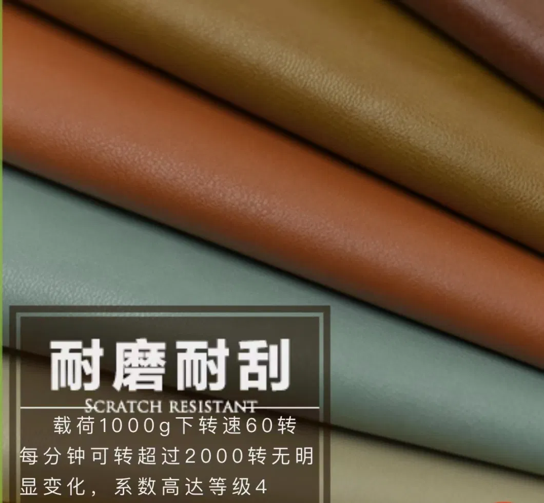 Imitation Leather Grain Simulation Leather Zero Solvent Bpu Car Upholstery Sofa Leather Abrasion Resistance Scratch Resistance Folding Durability Resistance