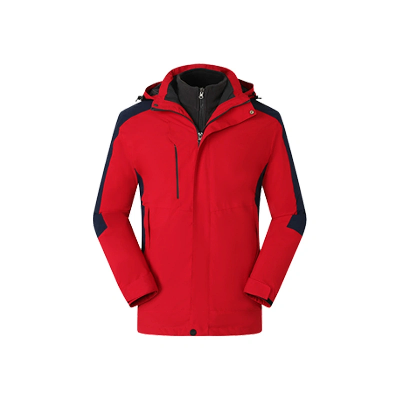 3-in-1 Detachable Storm Jacket Autumn and Winter Outdoor Ski Coat Plus Velvet Warm Waterproof Clothing Manufacturer Wholesale