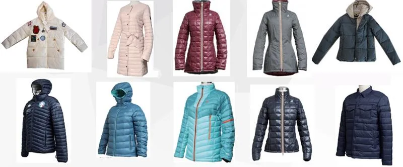 Women&prime;s OEM Outdoor Quilted Printing Padded Jacket Without Hood