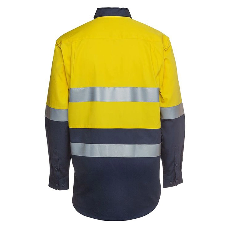 Safety Reflective Men&prime;s Workwear Unisex Work Clothes Long Sleeve Factory Uniform Repairman Safety Clothing