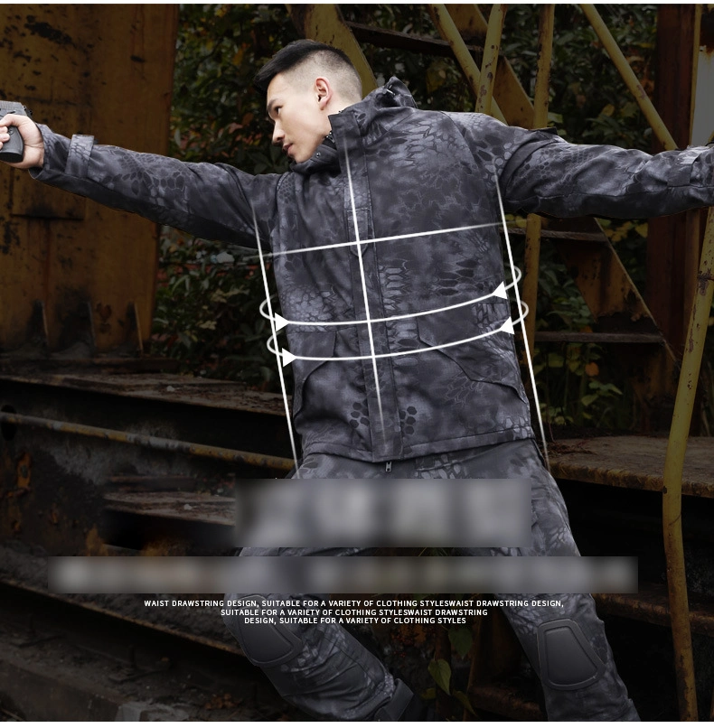 Outdoor Tactical Custom Windproof Camo Combat Coat for Men Camouflage G8 Jacket
