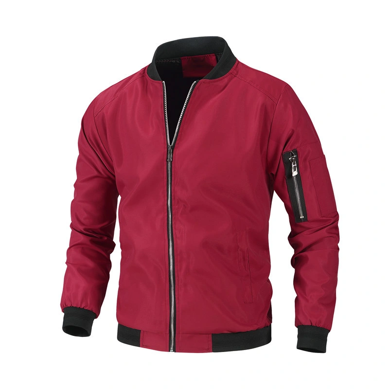 OEM Custom High Quality Hand Pockets Turn Down Collar Zip up Front Durable Cotton Workwear Heavy Cotton Work Jacket for Men