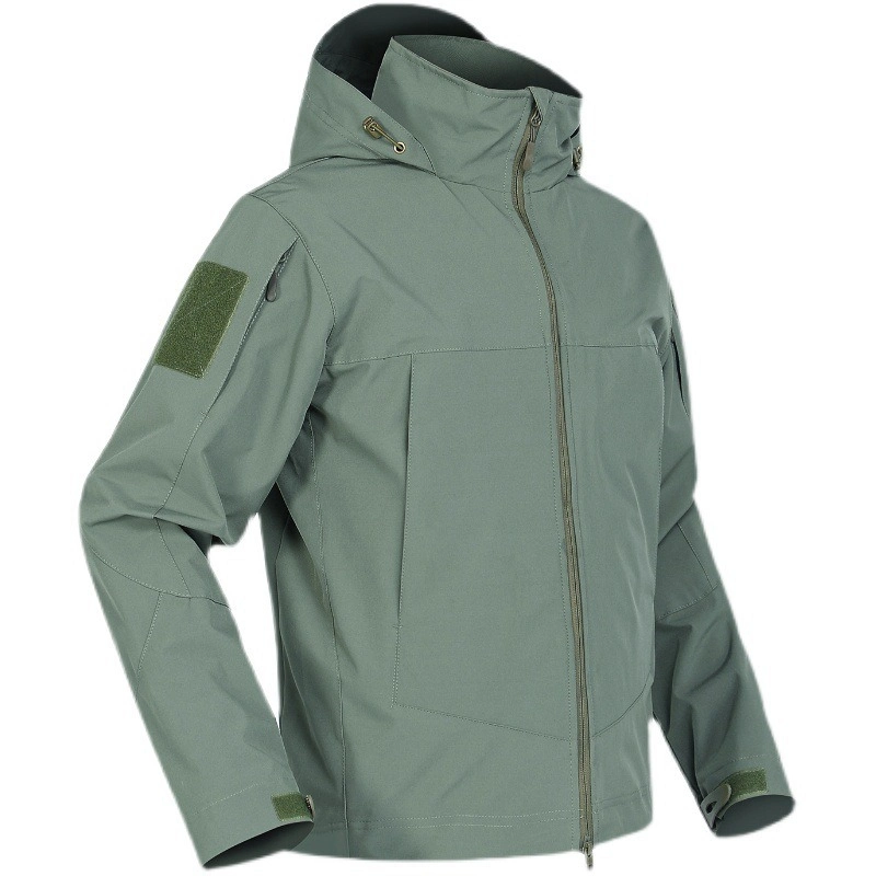 Custom Embroidery Logo Cheap 3 in 1 Warm Breathable Fleece Tactical Coat Winter Ski Casual Softshell Jacket