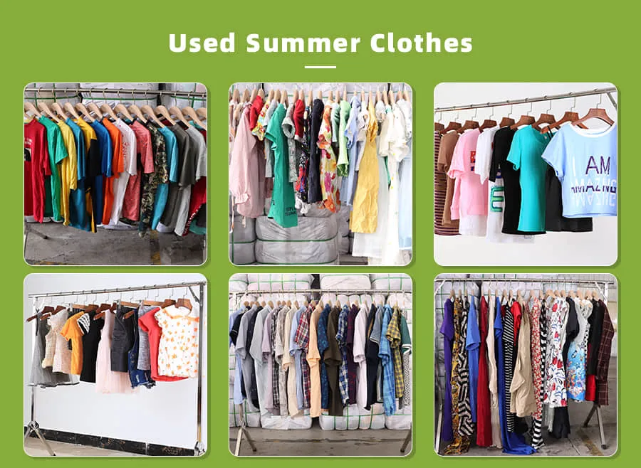 China Wholesale Summer Baby Second Hand Clothes Men Women in Bulk Supplier Grade a Mixed Clothing Bundle of Africa Used Garments Bales for Kids Children 45kg