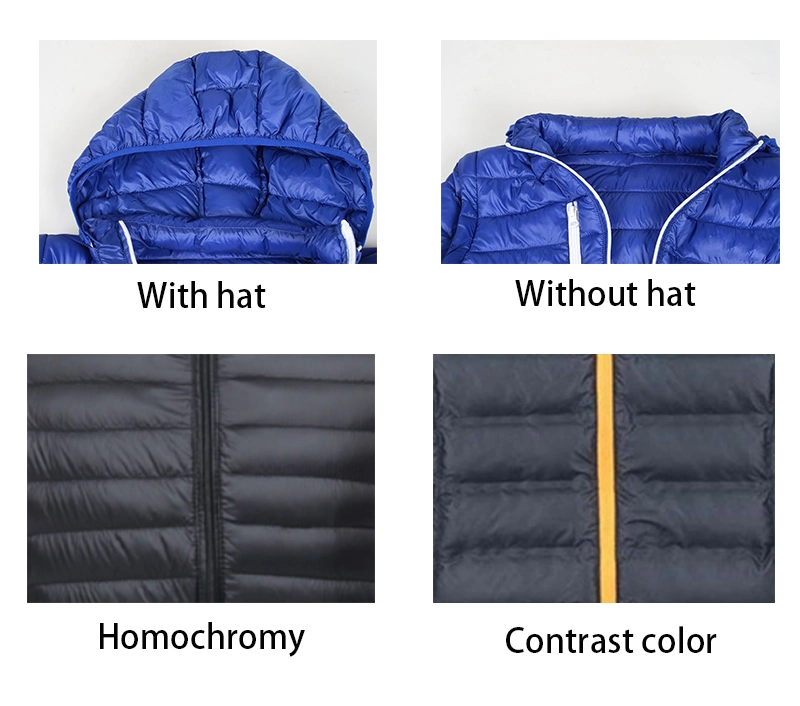 Custom Logo Men&prime; S Padded Winter Waterproof Windproof Fleece Down Jacket