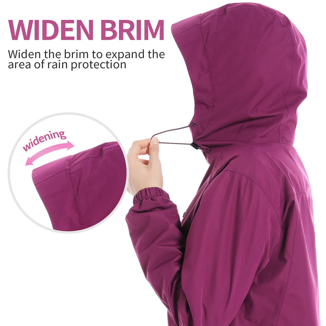 China Factory Women Waterproof Comfortable Hoody Windbreaker Lightweight Clothes Winter Softshell Sport Jacket