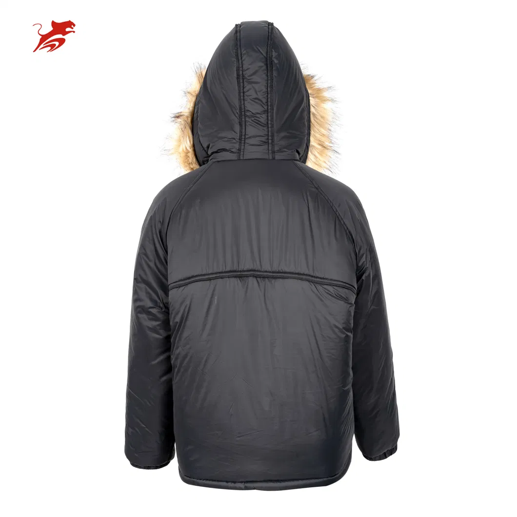 Asiapo China Factory Zara Style Womens Black Fur Hoodie Outdoor Fashion Travel Snow Winter Warm Soft Comfortable Puffer Jackets