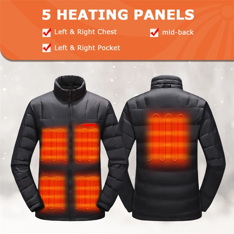 Winter 3-in-1 Warm Carbon Fiber E Heating Jackets