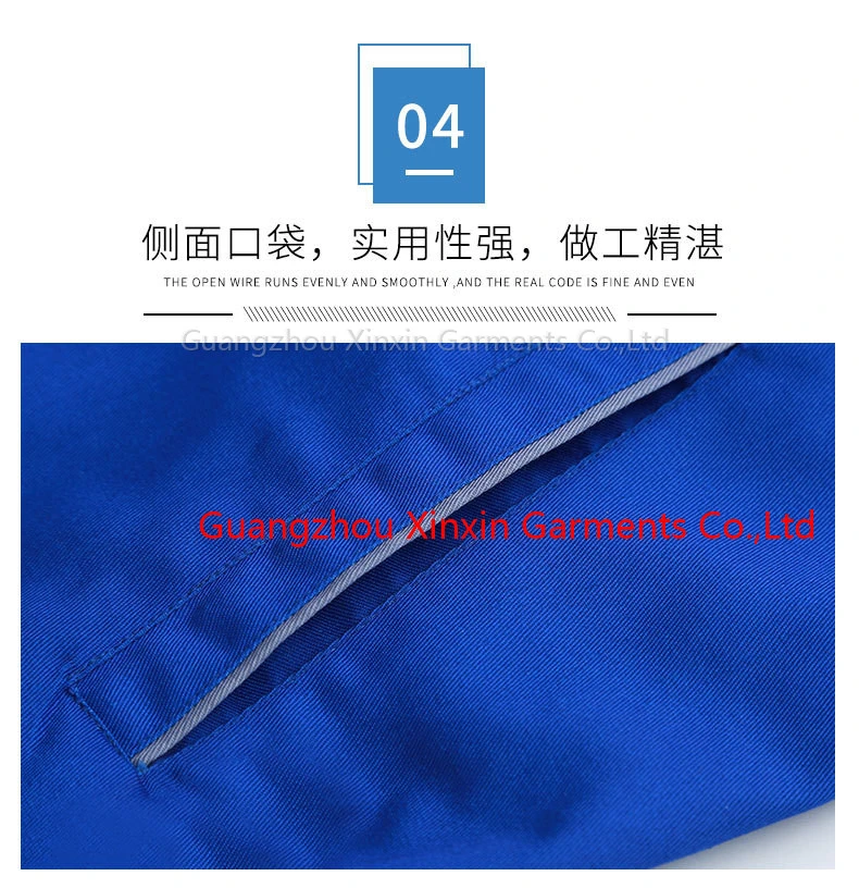 Classic Fit Free Draping High-Quality Fabric Work Uniform Source Manufacturer Customizable Work Clothes (W2329)