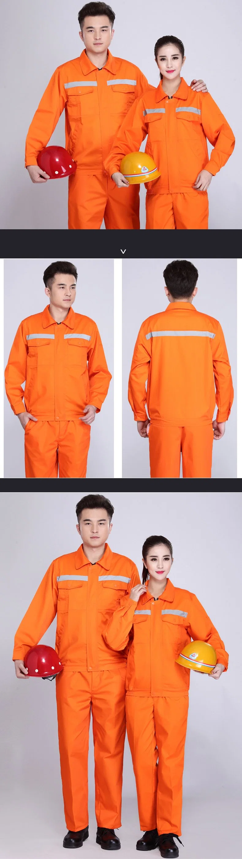 Classic Fit Free Draping High-Quality Fabric Work Uniform/Source Manufacturer Customizable Work Clothes