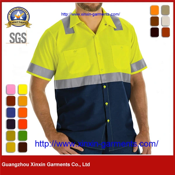 Wholesale Safety Anti-Static Reflective Work Clothes (W743)