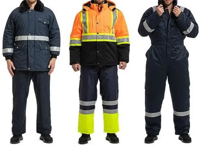Factory Making Winter High Visibility Reflective Coal Mining Traffic Road Construction Safety Clothing