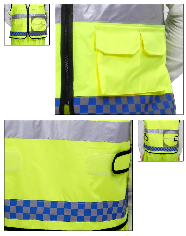 Orange Hi Vis Jackets Men Women Clothing Safety Reflective Vest