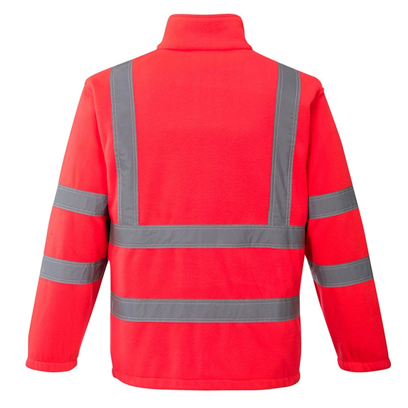 Manufacturer Men&prime;s Hi Vis Fleece Jacket High Visibility Workwear for Aviation