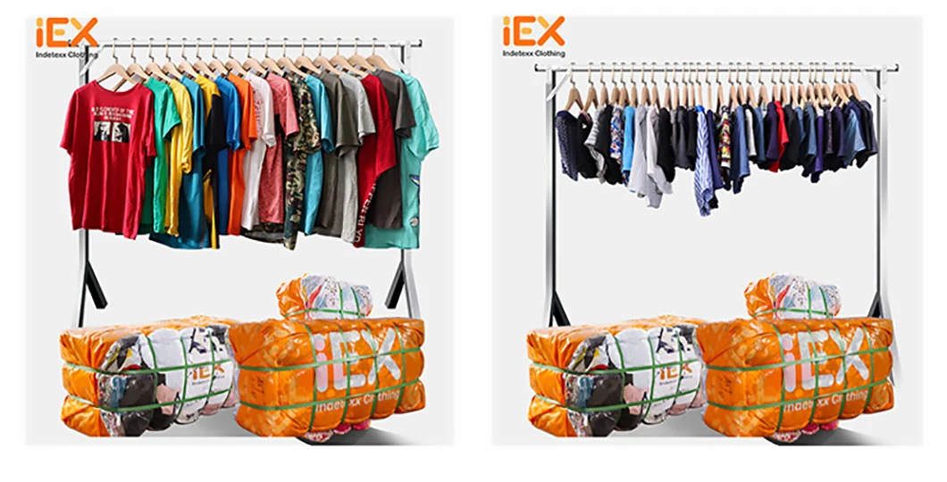 Mixed Second Hand Clothes Bulk in Bales 45kg Children, Men and Women Clothes Container to Africa High Quality Grade a Bundle China Wholesale Price Used Clothing