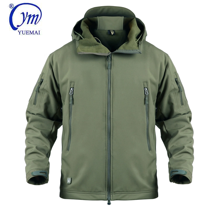 Multicolor Outdoor Hoodie Army Uniform Waterproof Softshell Military Hunting Tactical Jacket