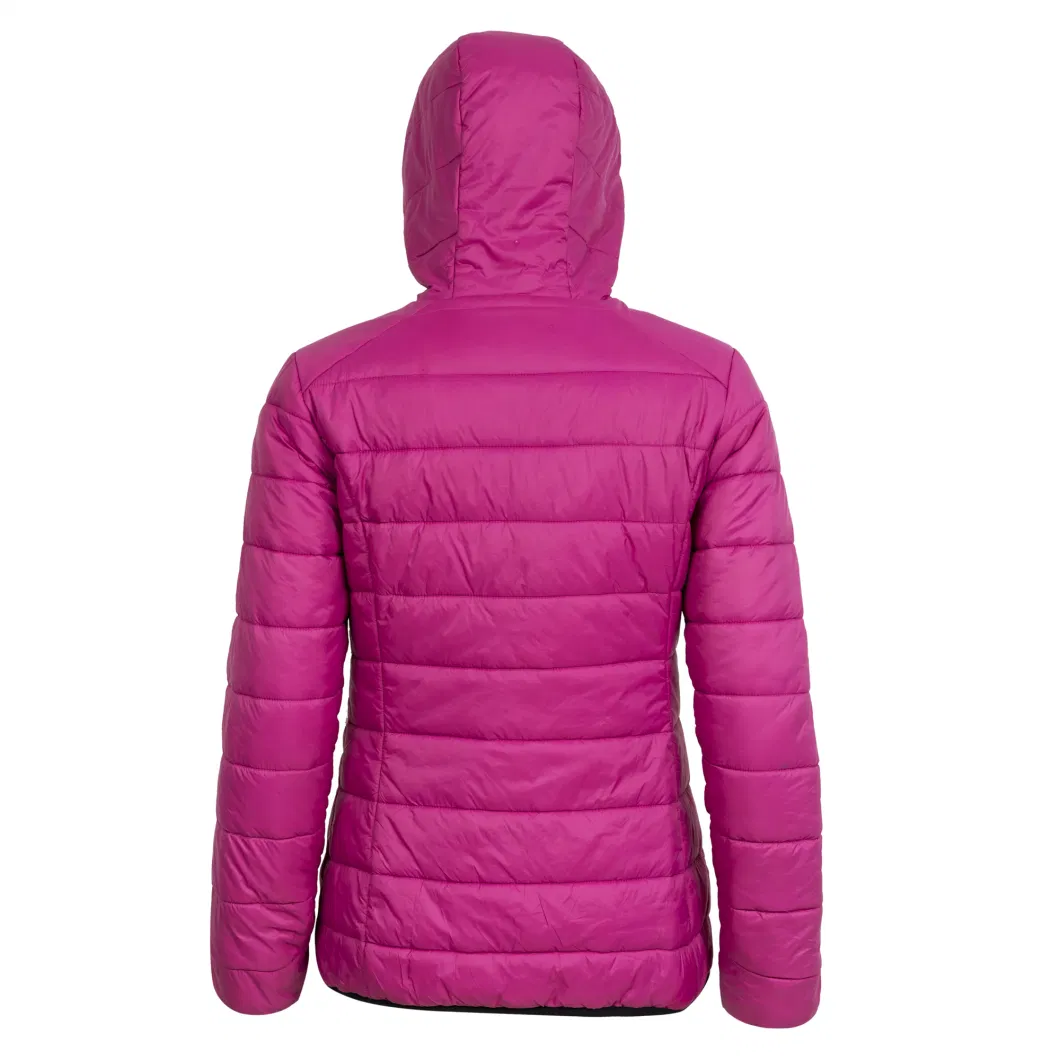 Wholesale Ultra Lightweight Winter Padding Quilted Women&prime;s Fake Down Insulated Jackets