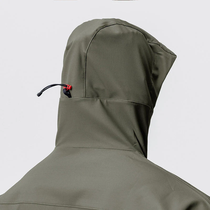 Top Quality Men Light Weight Breathable Half Zip Pocket Jacket Custom Gym Windproof Waterproof Windbreaker Hoodie