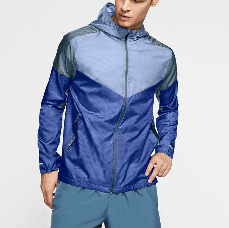 Wholesale Softshell Waterproof Outdoor Training Sports Soft Shell Jackets Wear Soccer Runner Windbreaker Hoody Windbreaker Sport Jacket for Men