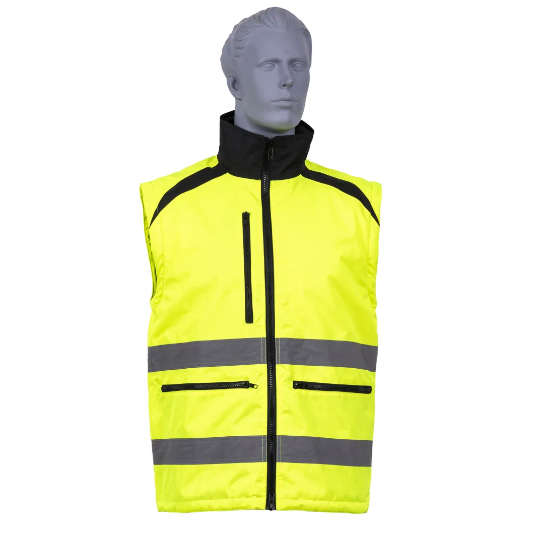 Waterproof Raincoat Winter Windbreaker Breathable Sports Men&prime;s High Visibility Hi Vis Reflective Safety Clothing Protective Security Apparel Workwear Jackets