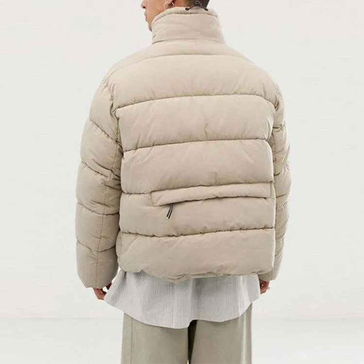 Factory Manufacturer Windbreaker Down Coat Mens Custom Streetwear Puffer Jacket