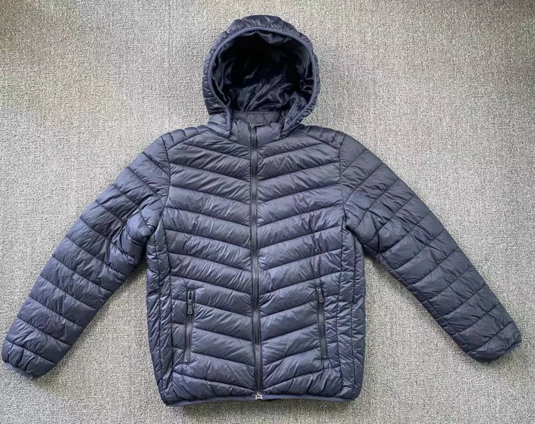 Ready Sale Fake-Down Jacket Puffer Coat Men Padded Jacket
