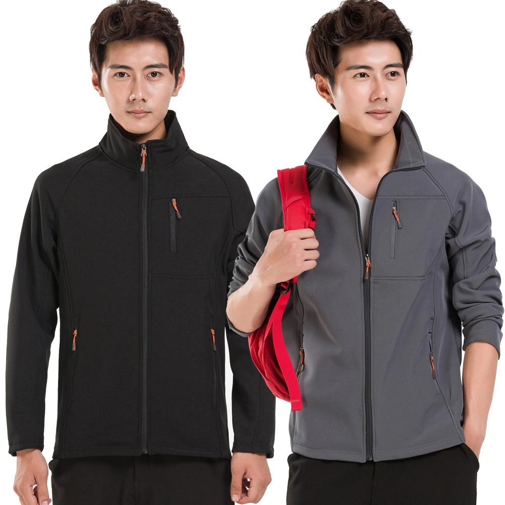 Autumn Winter Outdoor Clothing Can Be Fixed Logo Work Clothes Manufacturers Wholesale Waterproof Mountaineering Clothing Thick Warm Soft Shell Clothing