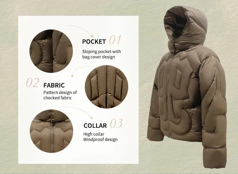 Padded Men&prime;s Quilted Puffer Bubble Warm Winter Expediton Cotton Jackets