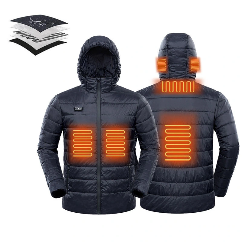 New Function Professional Factory Battery Heated Clothing Winter Windbreaker Heating Electric Jacket